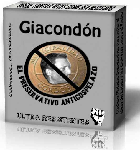 Giacondón: el preservativo AntiCospelazo.