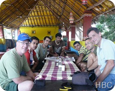 Lunch at the rooftop restaurant