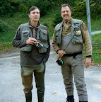 Fly fishing with Gil on the Doub