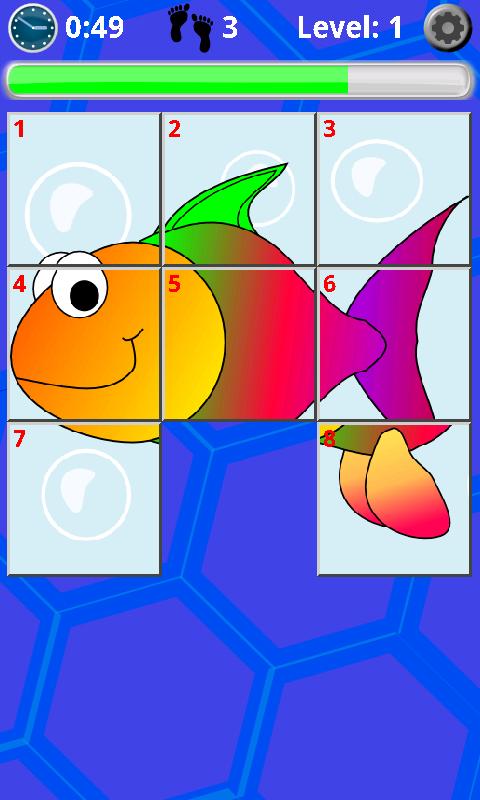 Android application Kids Slide Puzzle screenshort