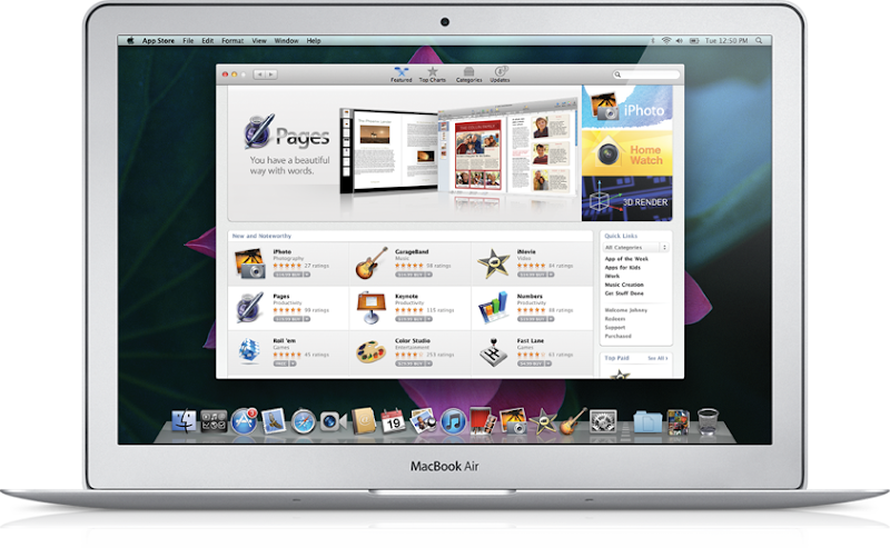 Latest Mac OS X Lion with a Mac App Store, Mission Control, Applications and Launchpad Full Screen