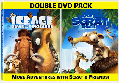 Film Intuition: Review Database: DVD Review: Ice Age: Dawn of the Dinosaurs  (2009) -- Double DVD "Scrat Pack"