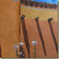 MarthaWolfe_Hollyhocks at the Santa Fe Museum of Art