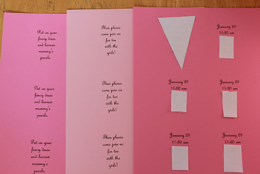 Valentines Day Invitations Templates. Cut a template triangle that