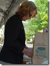 Sec prepares canapes before the show
