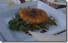Local cheese with a crispy shell