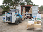 Packing shipping containers with tools &amp; equipment - June 2007