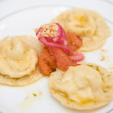 Summer Corn Ravioli with Lime Brown Butter