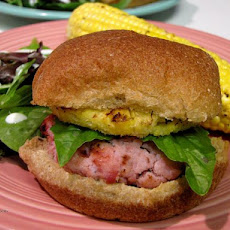 Grilled Ham & Pineapple Burgers