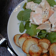 Warm Salmon Salad With Crispy Potatoes