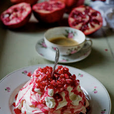Pomegranate Meringues