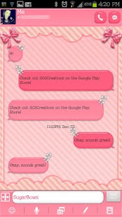 How to mod GO SMS - Sugar Bows 1.0 unlimited apk for bluestacks