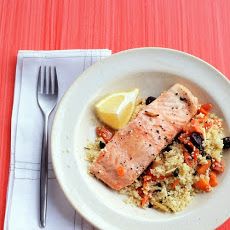 Salmon with Couscous Pilaf