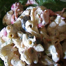 Italian Crab Seafood Pasta Salad