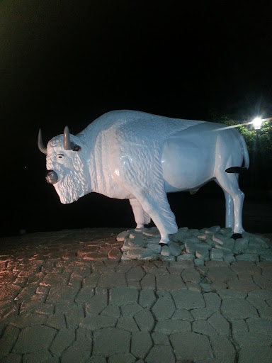 White Yak Statue