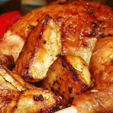 Rosemary Roasted Chicken With Potatoes