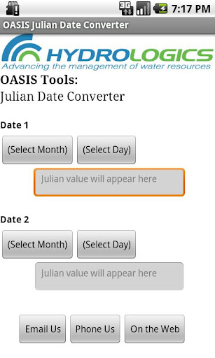 OASIS Julian Date Converter