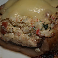 Acadian Stuffed Mushrooms