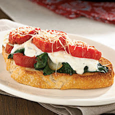 Roasted Tomato-Ricotta Bruschetta