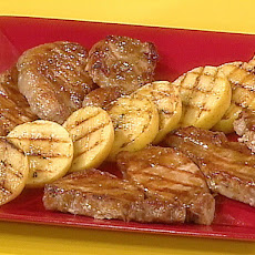 Maple Mustard Barbecued Pork Chops