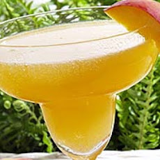 Peach Margaritas with Peach Wedges