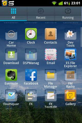 Blue Sky Go Launcher EX Theme