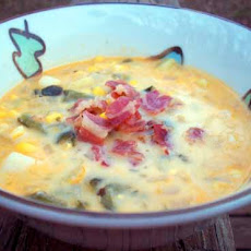 Spicy Corn & Scallop Chowder