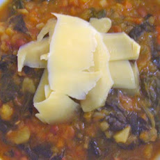 Lentil and Macaroni Soup