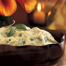Creamy Mashed Potatoes with Goat Cheese and Fresh Sage