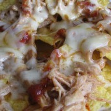 Cheesy BBQ Pork Nachos