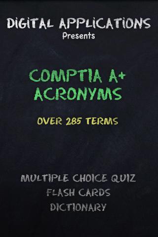 285 CompTIA A+ Acronyms Quiz