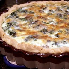Light and Fluffy Spinach Quiche