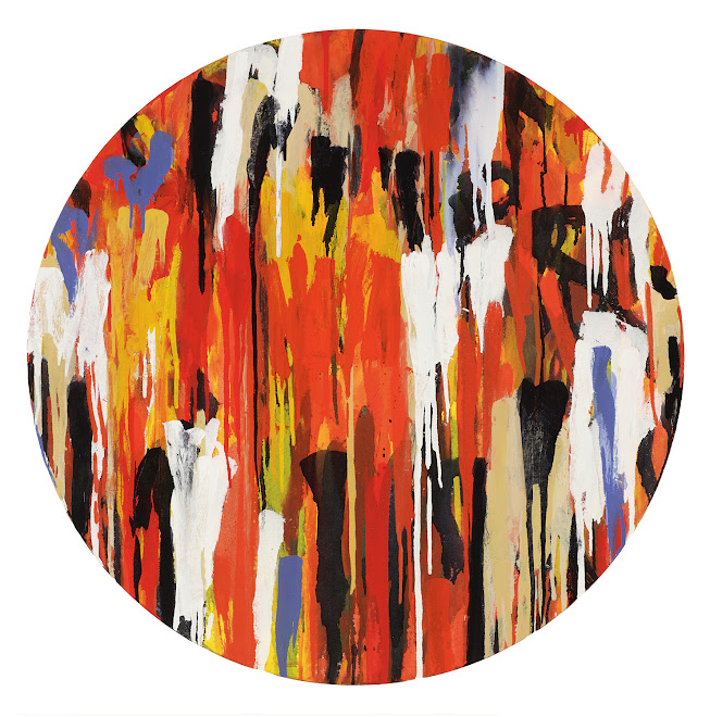 <p>
	<strong>Tondo III</strong><br />
	Oil on canvas over panel<br />
	30&quot; diameter<br />
	2014<br />
	Corporate collection, Toronto&nbsp;</p>
