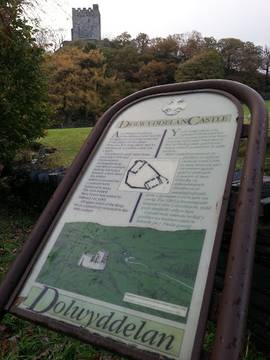 Dolwyddelan Castle Information Board 