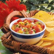 Peachy Avocado Salsa