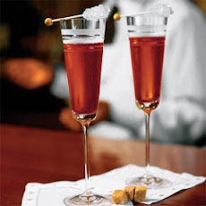 Pomegranate Champagne Cocktail
