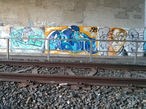 Graffiti Eisenbahnunterführung