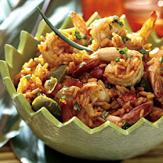 Spicy Rice with Shrimp and Peppers