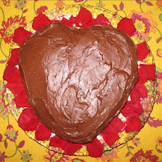 Chocolate Cake and Frosting With Raspberry Filling