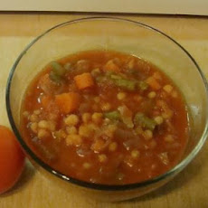 Hearty Spicy Tomato Vegetable Soup