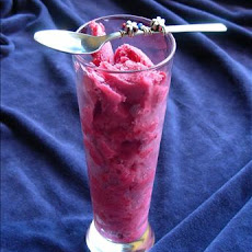 Cranberry Orange Sherbet