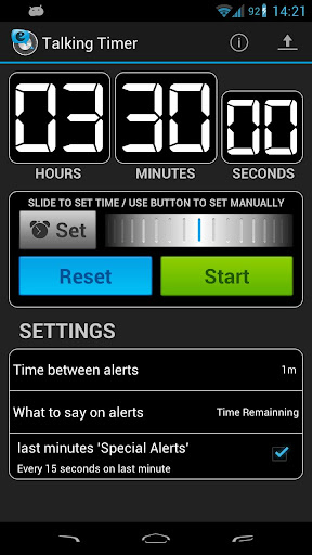 Talking Timer