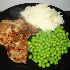 Braised Pork Loin Chops with Thyme-Lemon Sauce