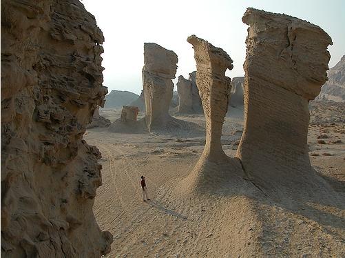 Saayeh khosh formations in Southern Iran