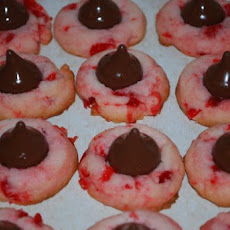 Cherry Cordial Kiss Cookies