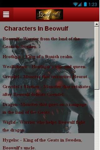OJ's Class Beowulf Study Tool
