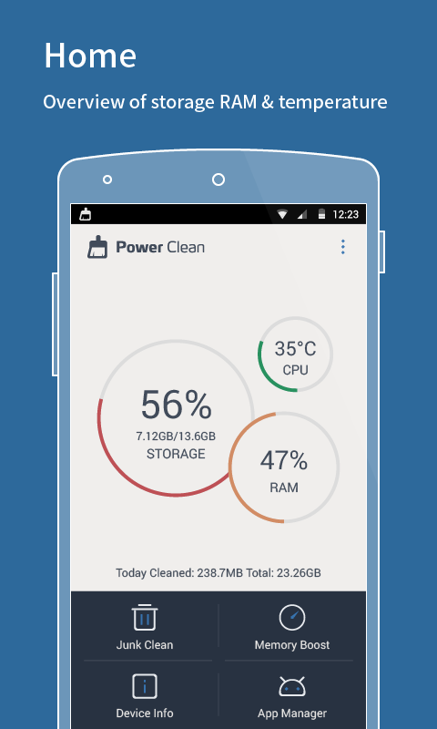 Ứng dụng Power Cleaner cho Android