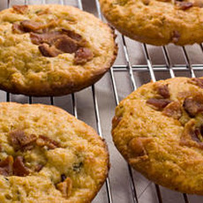 Bacon-Thyme Corn Muffin Tops Recipe