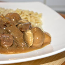 Crock Pot Beef & Mushrooms