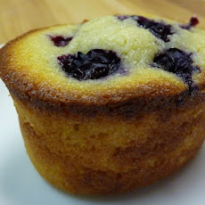 Deliciously Lemony Blueberry Friands